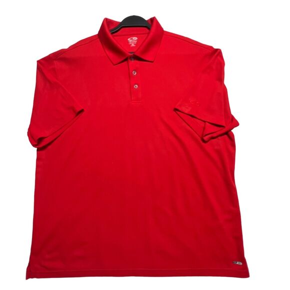 Champion Other - Champion Golf Shirt Mens XL Red Duo Dry Polo Pullover‎ Short Sleeve Rugby Sports